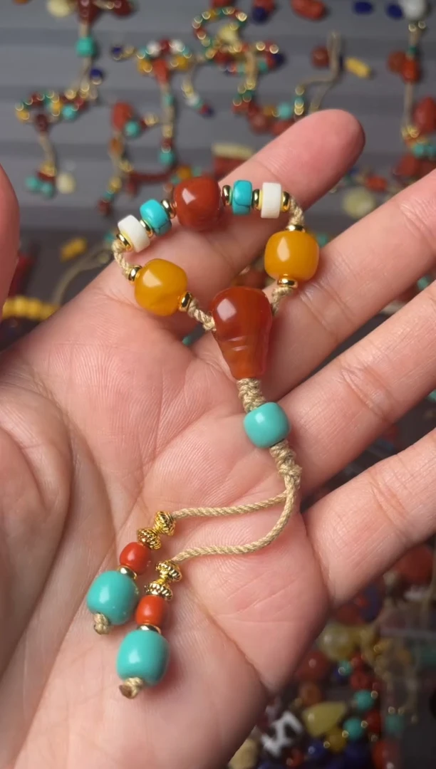 裸石蜜蜡未镶嵌6-9蜜蜡腰珠