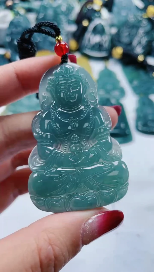 【闪购商品】翡翠颈饰未镶嵌多样性发货一件发货-度母观音