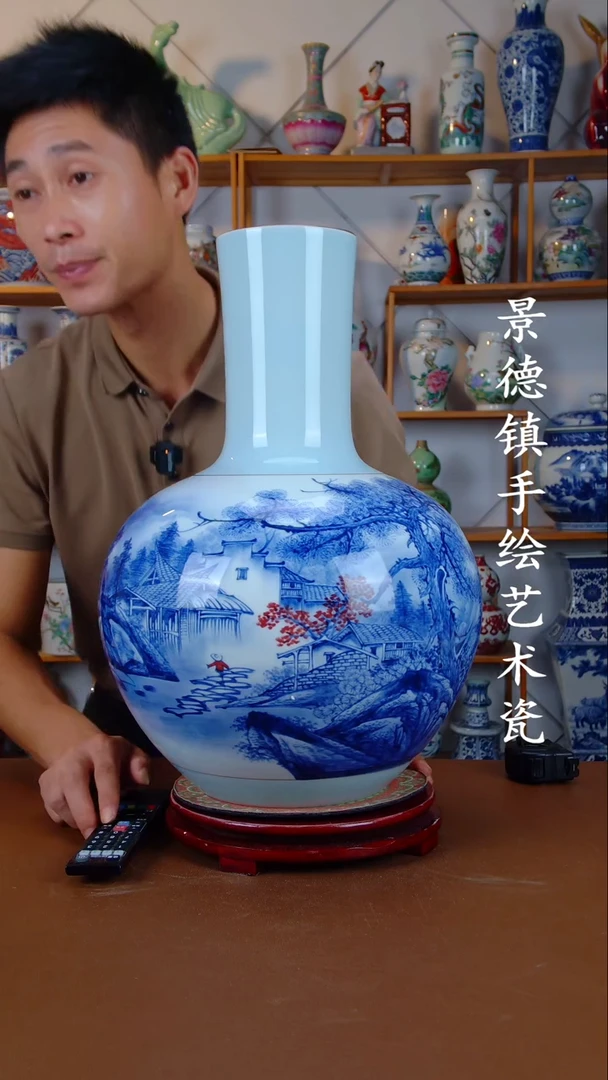 现代景德镇手工手绘陶瓷摆件48