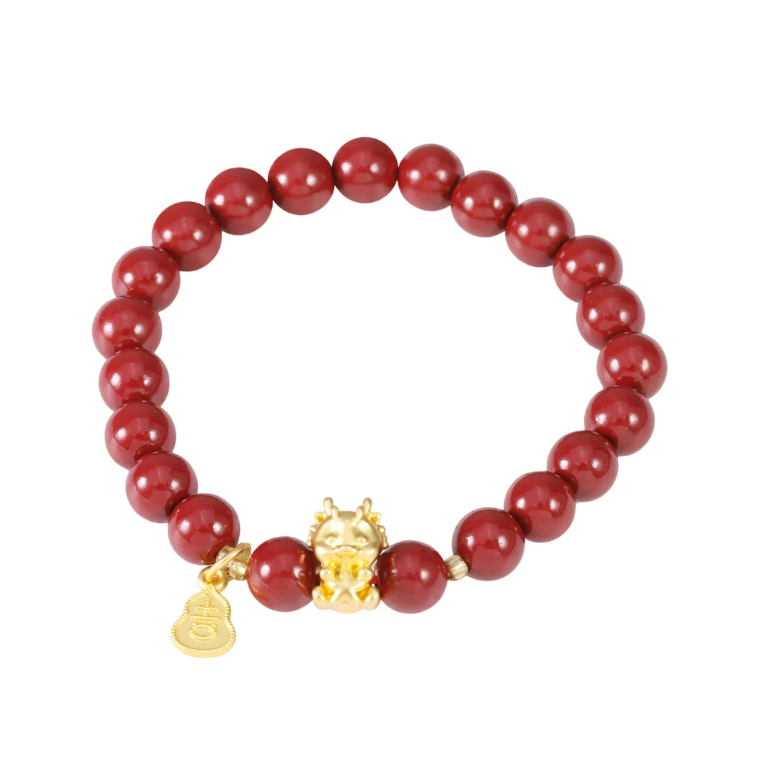 镀k金 时尚轻奢龙宝宝珠珠手链 1344