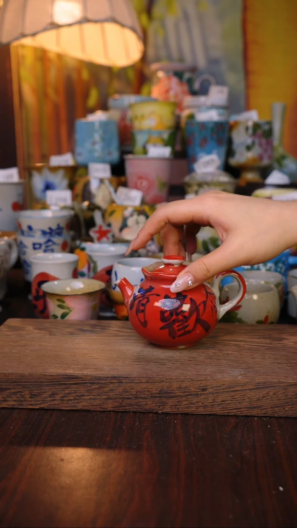 摆件泥垚手作 景德镇手工手绘器物