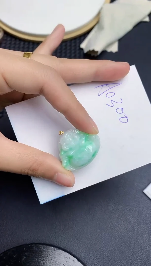 【闪购商品】翡翠颈饰18K金镶嵌000000000