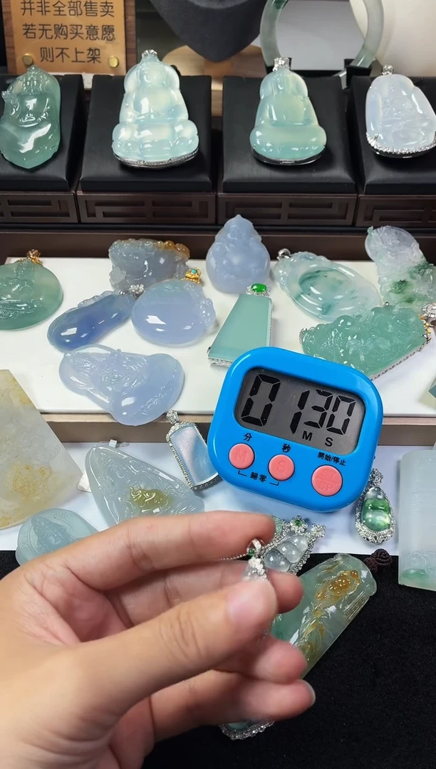 未镶嵌定制翡翠忘***～ 5024毛货不退不换