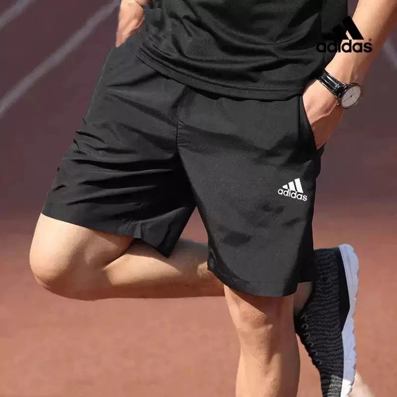 阿迪达斯短裤男裤2025夏季新款冰丝速干短裤宽松透气休闲运动短裤