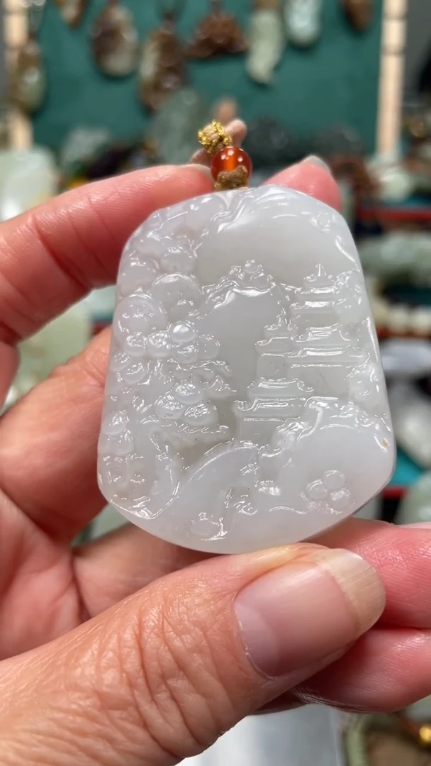 未镶嵌和田玉挂件0056