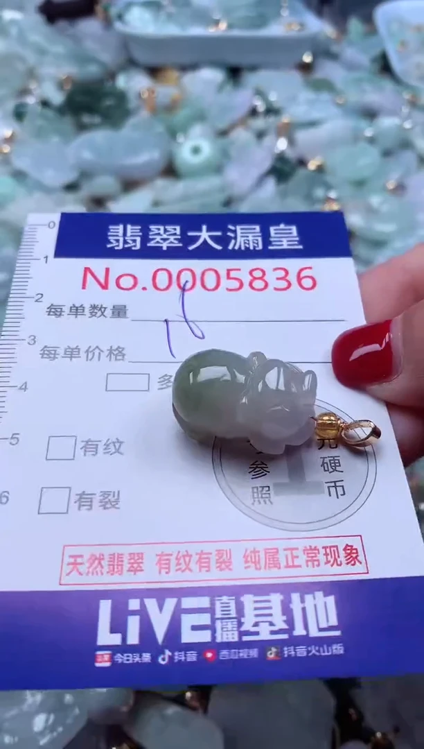 颈饰未镶嵌翡翠5836