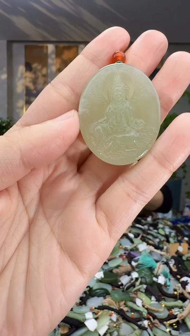 未镶嵌和田玉挂件拍一发一