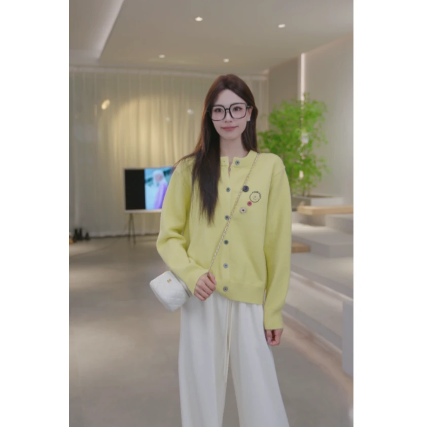 Basic House/百家好早春新款韩版时尚针织毛衣 B0825B50052