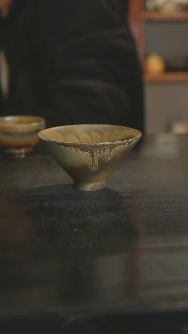 【闪购商品】景德镇柴烧裸烧陶瓷茶杯7769