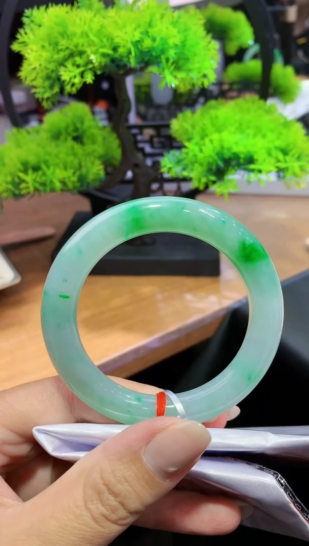 未镶嵌手镯翡翠k5天然A货缅甸翡翠54.4总价8.5万定金2万