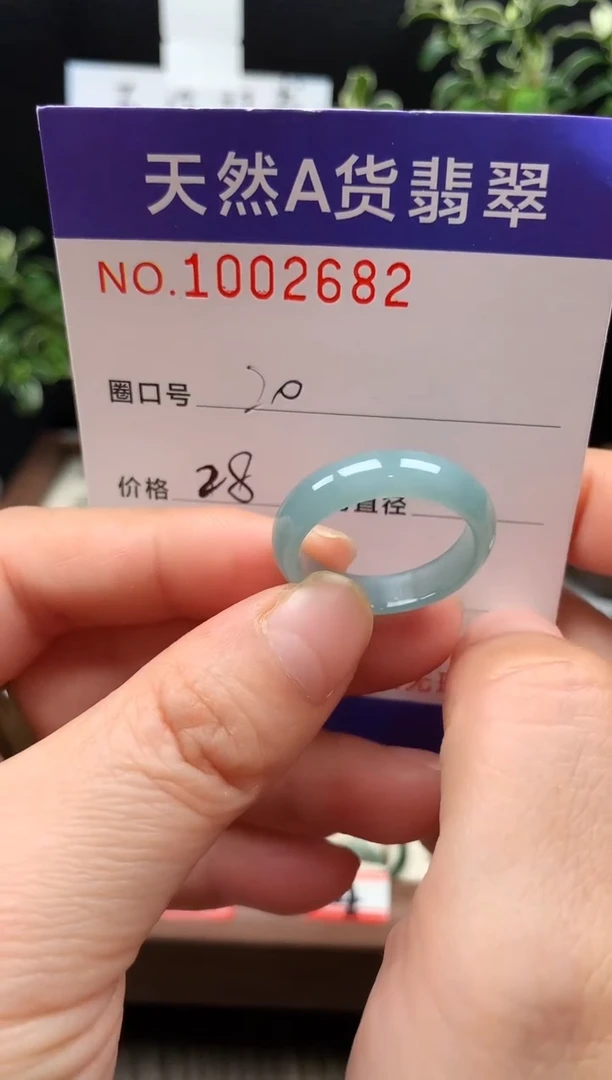 未镶嵌戒指翡翠20#