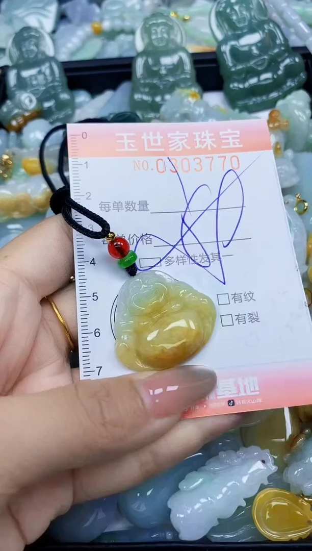 翡翠未镶嵌颈饰闪购0303770多样性发其一