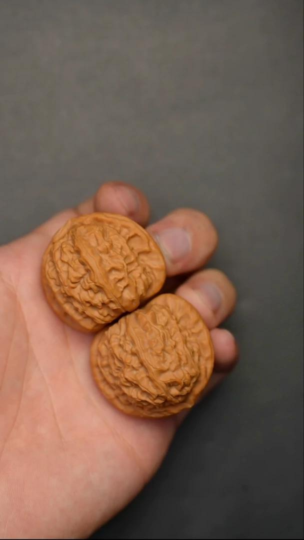 把件文玩核桃全品球白37