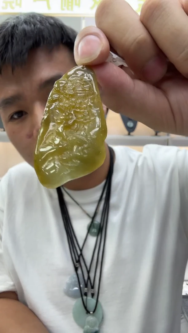 未镶嵌挂件翡翠天然翡翠A货孤品一件