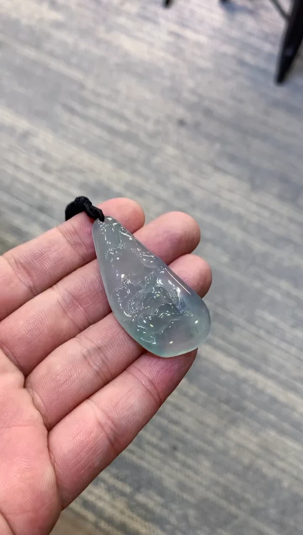 颈饰未镶嵌翡翠天然A货翡翠