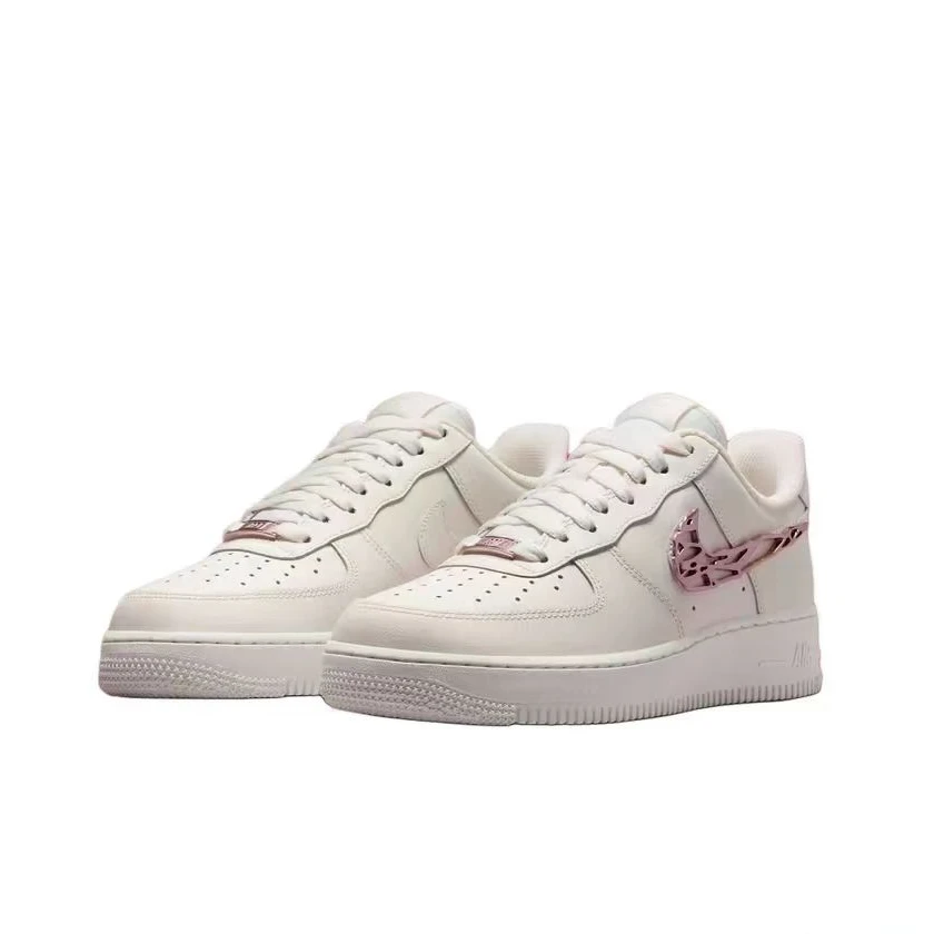 NIKE/耐克耐克官方正品女子纯白玫瑰金空军一号板鞋IF1686-161