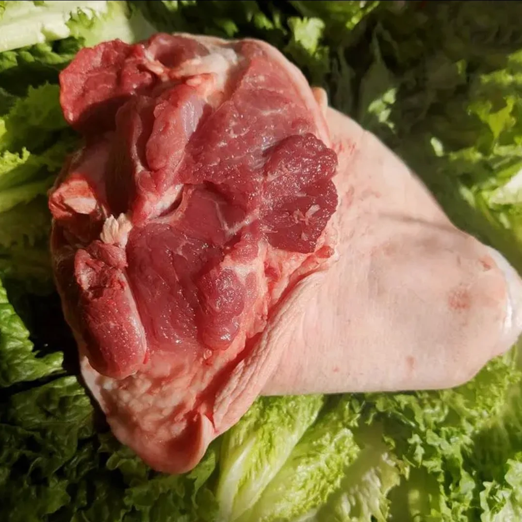 【蹄髈现称链接】安安农家粮食喂养黑毛土猪蹄髈顺丰包邮
