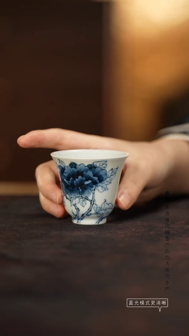 瓷片景德镇斌芬陶瓷/湛蓝