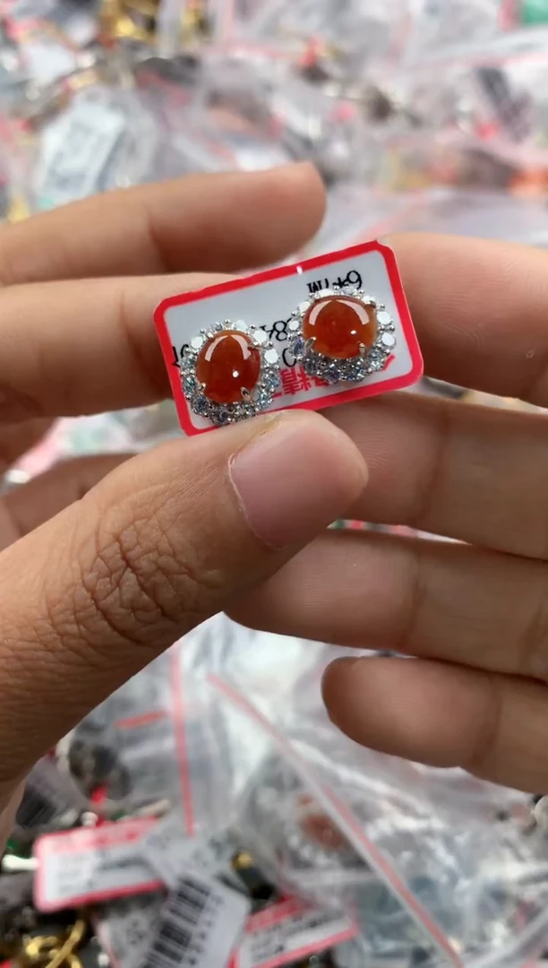 银S925镶嵌戒指翡翠R*。555                 1