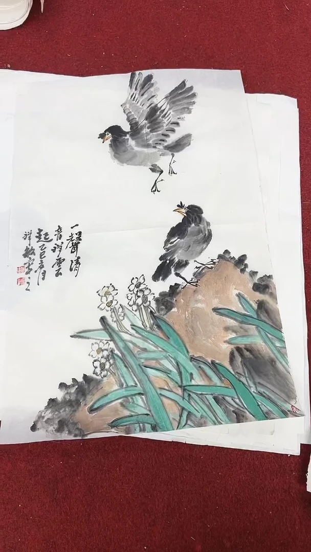 国画孟祥敏/国画/花鸟