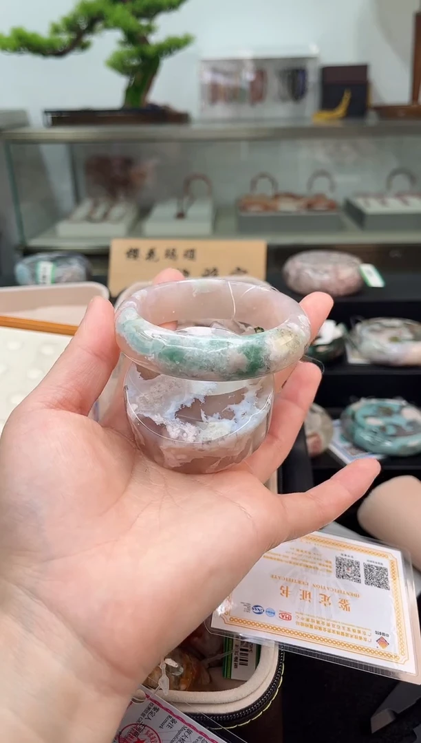 未镶嵌手镯石英质玉58圈口（赠品镯心）36887216