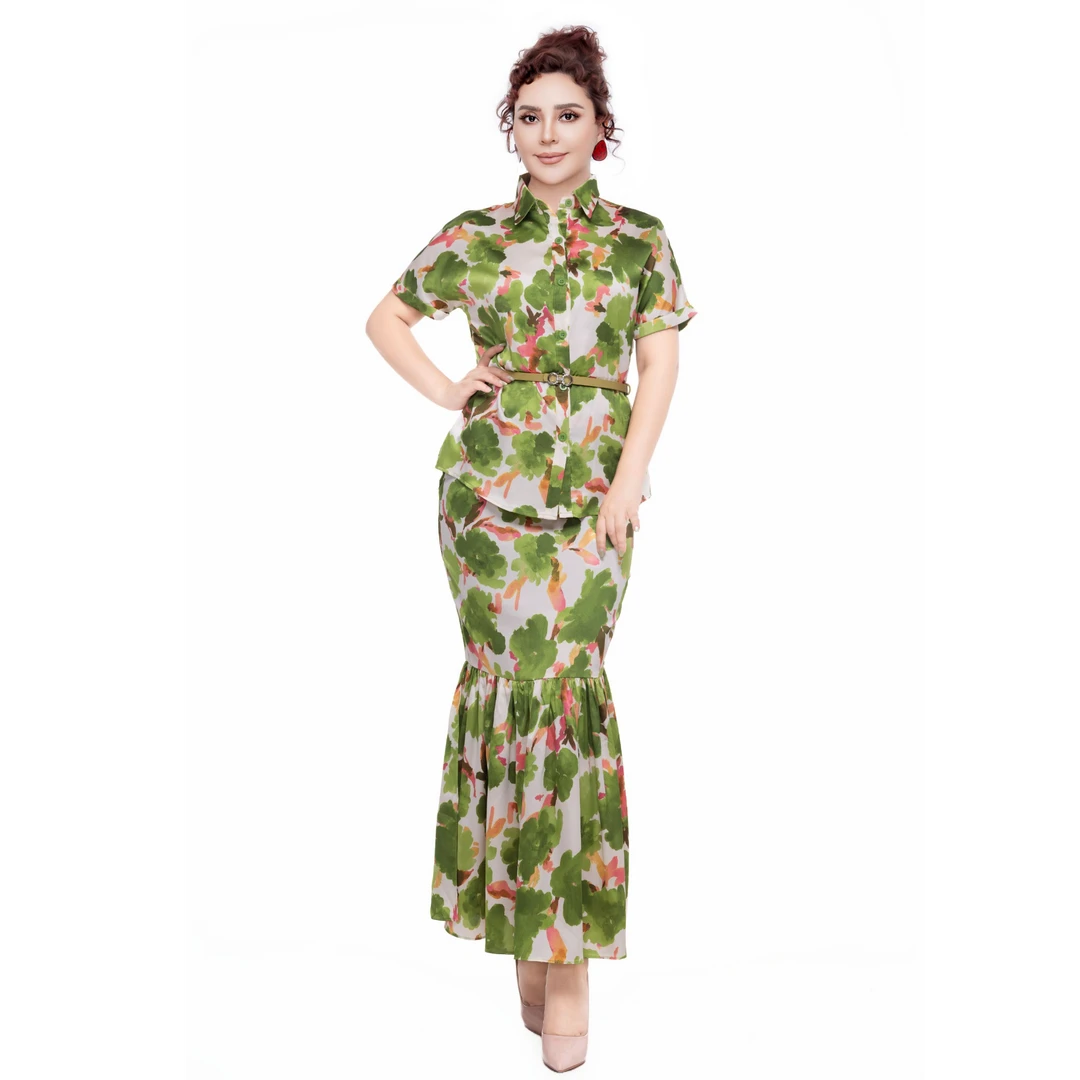 UMIDA夏季新款时尚两件套裙装礼服裙