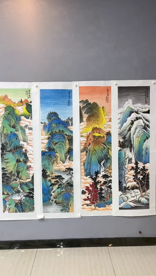 【闪购商品】国画郑乐华绘画手绘作品1-58