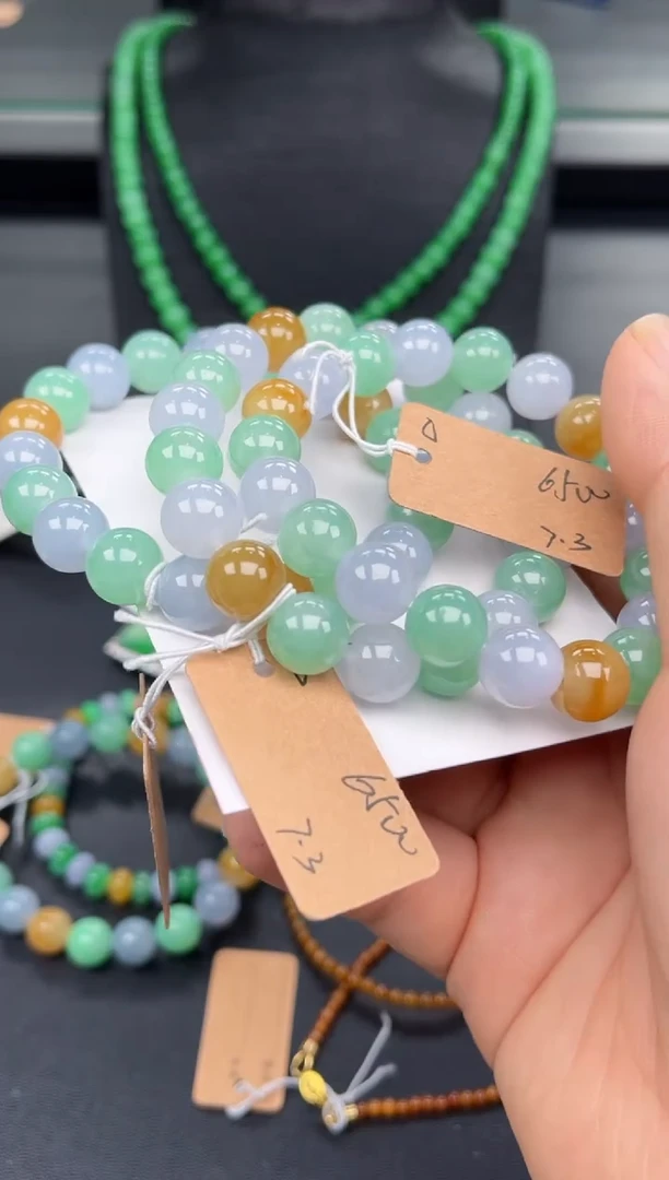 未镶嵌手串翡翠多样性发货 拍一发一