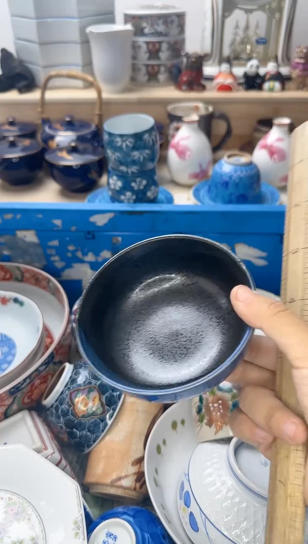茶杯紫砂白**阳522陶艺中古瓷器满18米包邮