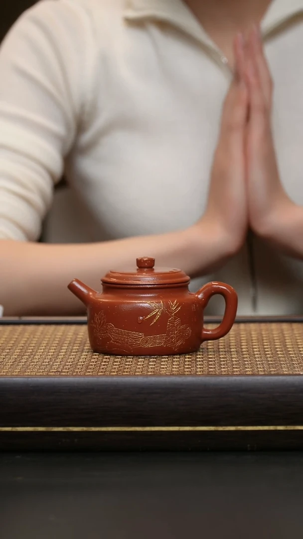 茶壶紫砂宁国红 德钟
