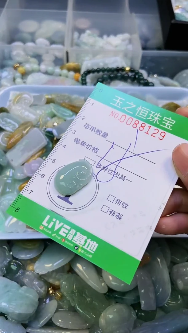 翡翠未镶嵌颈饰闪购0088129