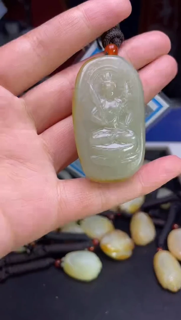 颈饰未镶嵌和田玉123