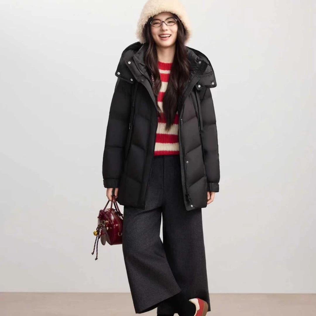 2025新款实体店直播实体店发货时尚保暖中长爆款