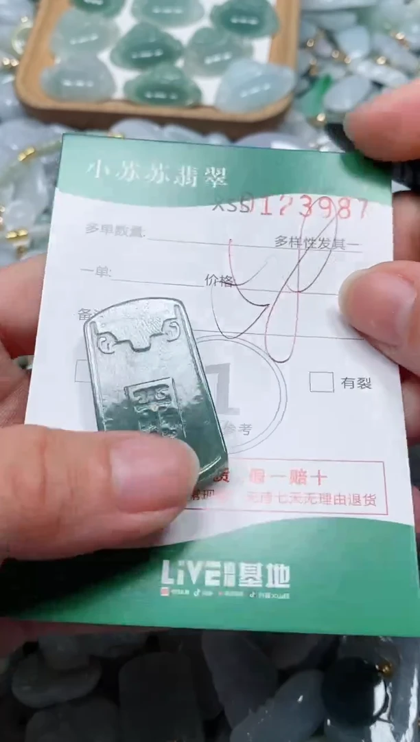 【闪购商品】翡翠颈饰未镶嵌闪购商品0123987