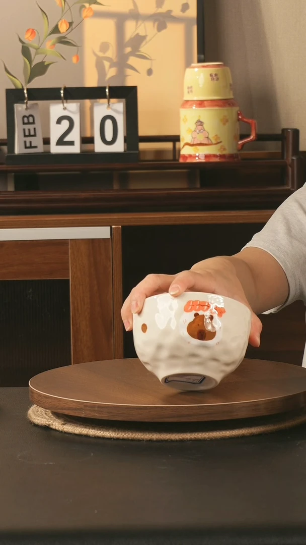 陶瓷景德镇高温釉下彩纯手绘创意瓷