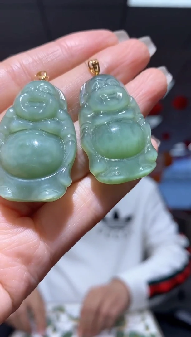 【闪购商品】和田玉吊坠未镶嵌站佛吊坠（大）/多样性发一件