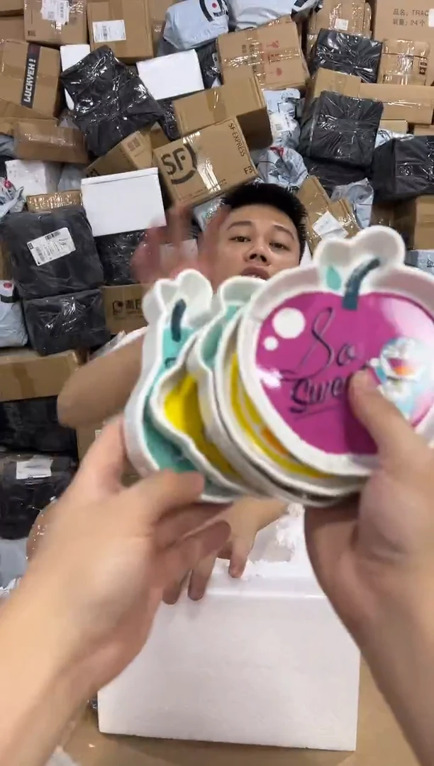 瓷片叮当猫水果盘5件套