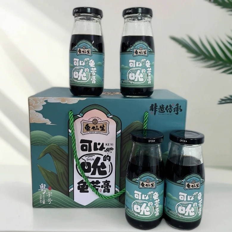 罗浮龟仙生龟苓膏可吸型非遗真龟真熬滋补营养食品礼物送精美礼盒