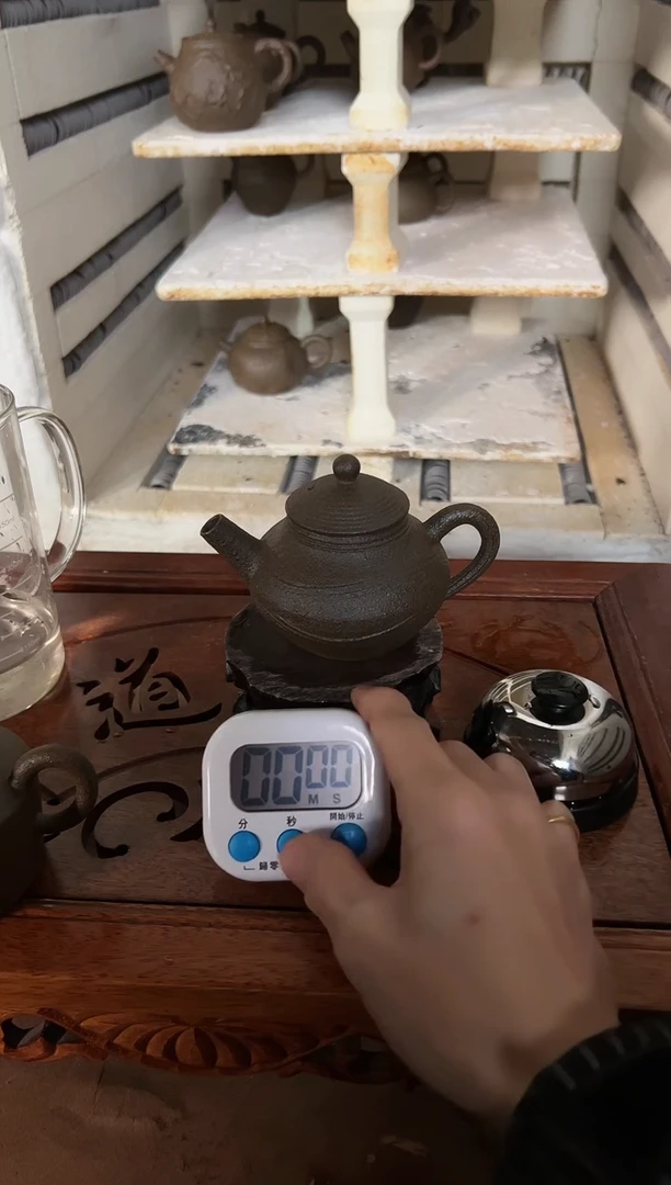 【闪购商品】冰碛岩陶制手工壶无底款150CC