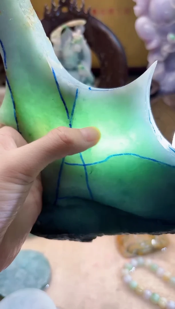 未镶嵌挂件翡翠A货柠优7661