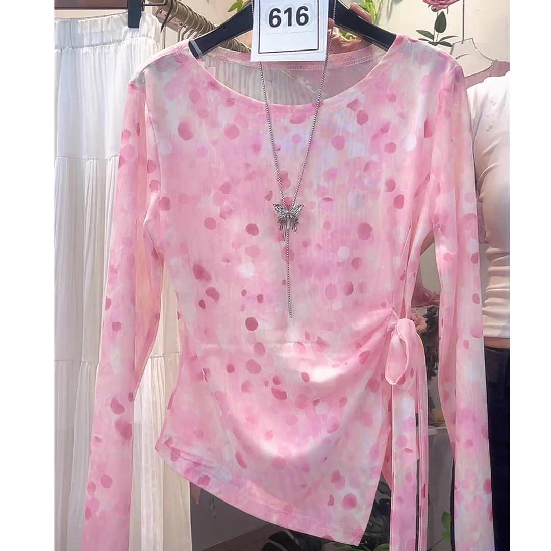 【聪】网纱上衣，百搭 显白年轻 拍照好看