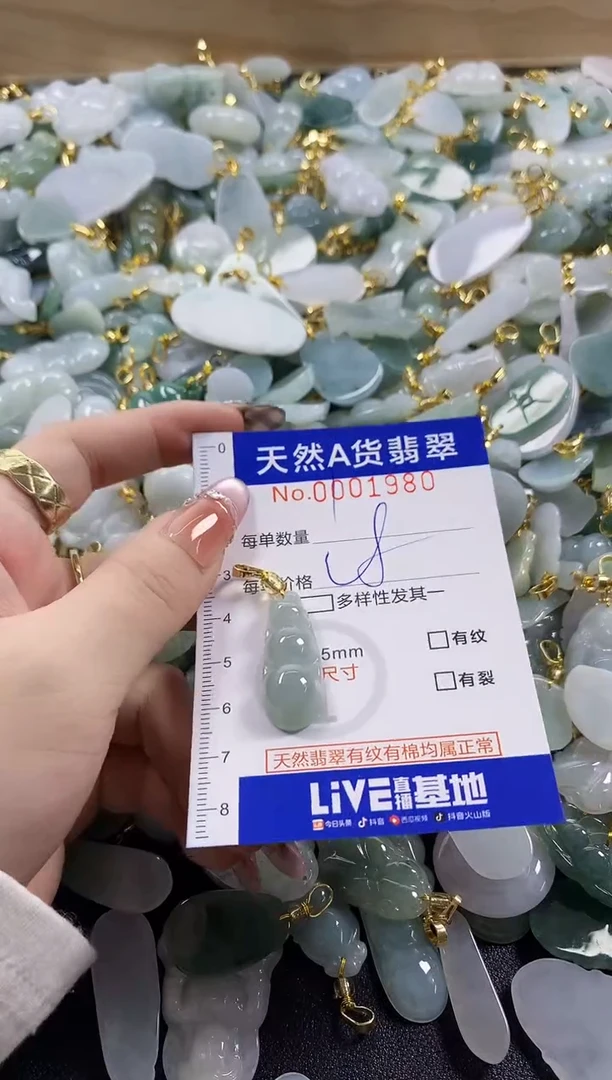 颈饰未镶嵌翡翠天然A货翡翠