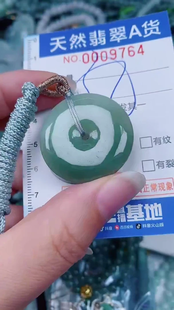 翡翠未镶嵌颈饰00009764