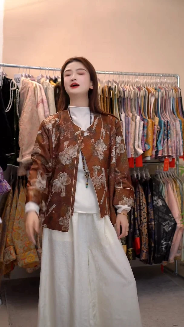 清仓孤品不退不换君子纤新中式女装