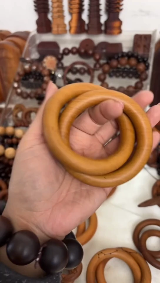 枣木乾坤圈微瑕60圈口一物一拍