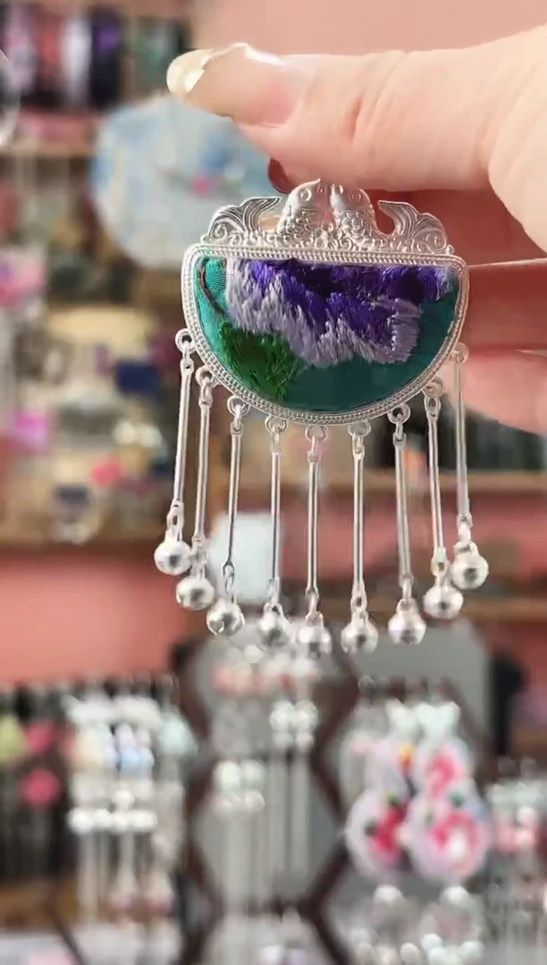 艺枝独绣手工饰品165