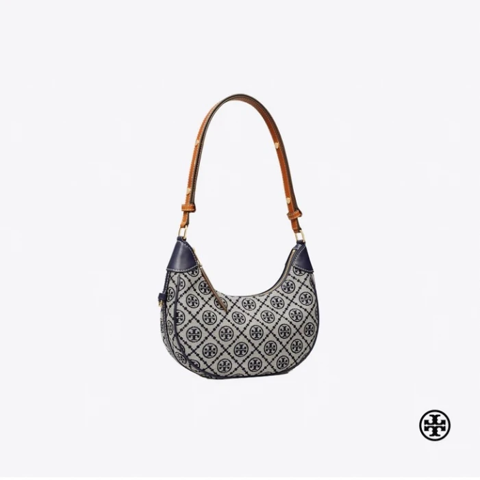 TORY BURCH/汤丽柏琦T Monogram 新月包158513-405【HF】