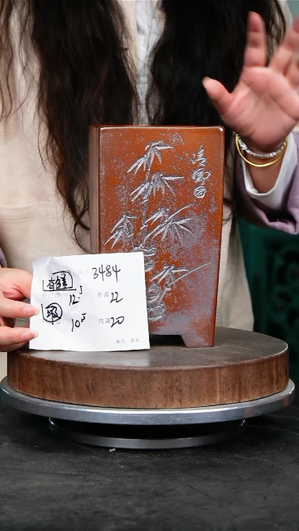 紫砂花盆3484瑕疵颜色不挑