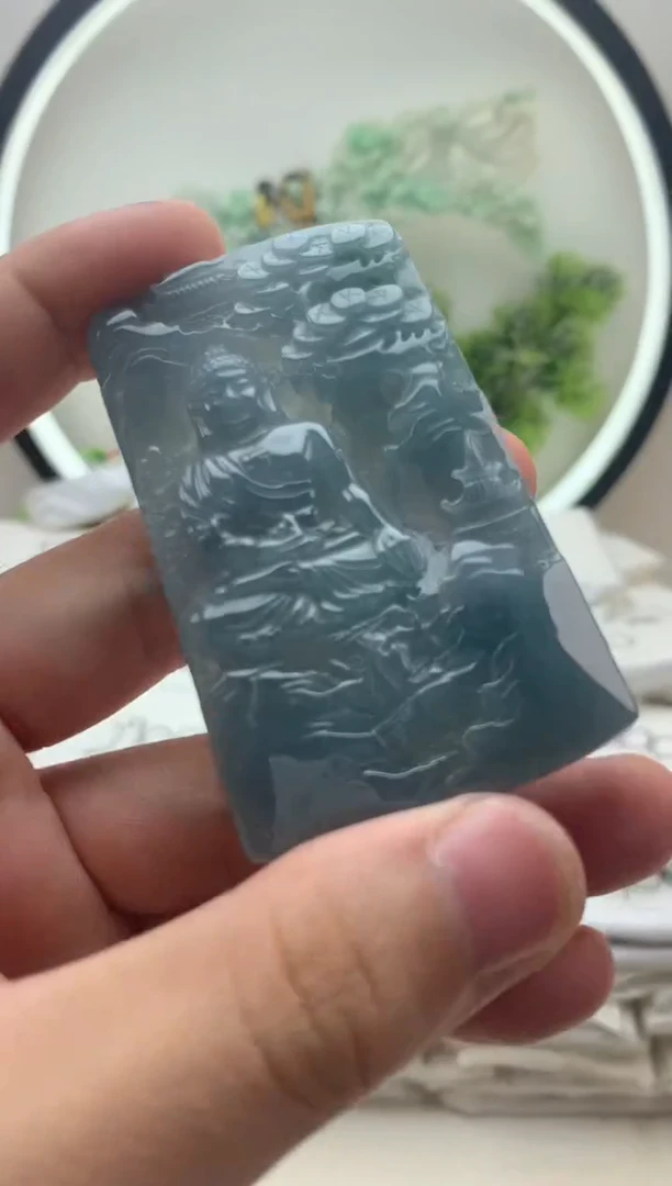 颈饰未镶嵌翡翠阿弥陀佛