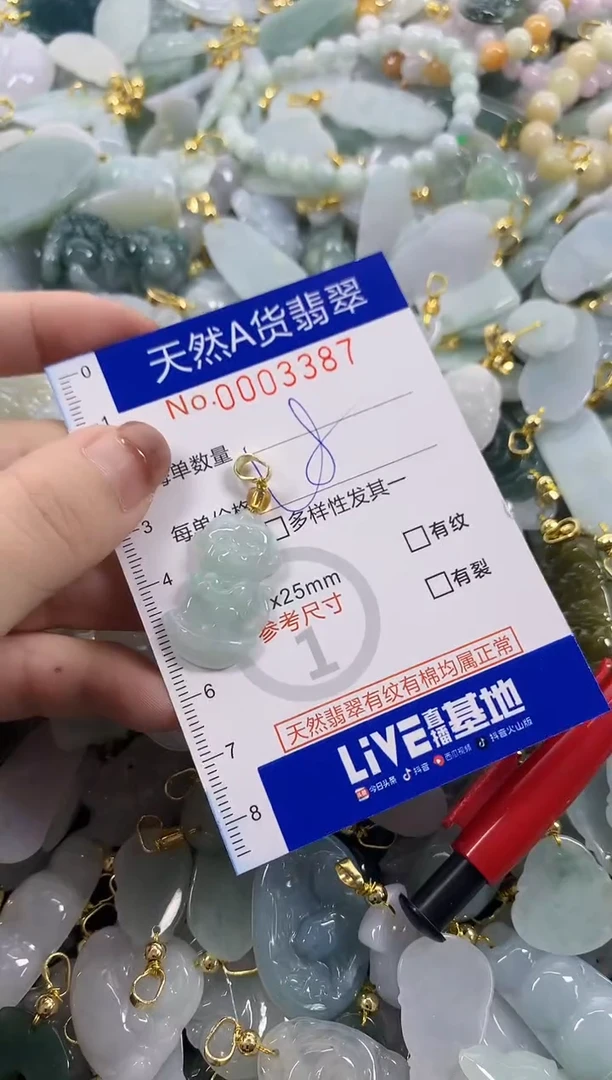 颈饰未镶嵌翡翠天然A货翡翠
